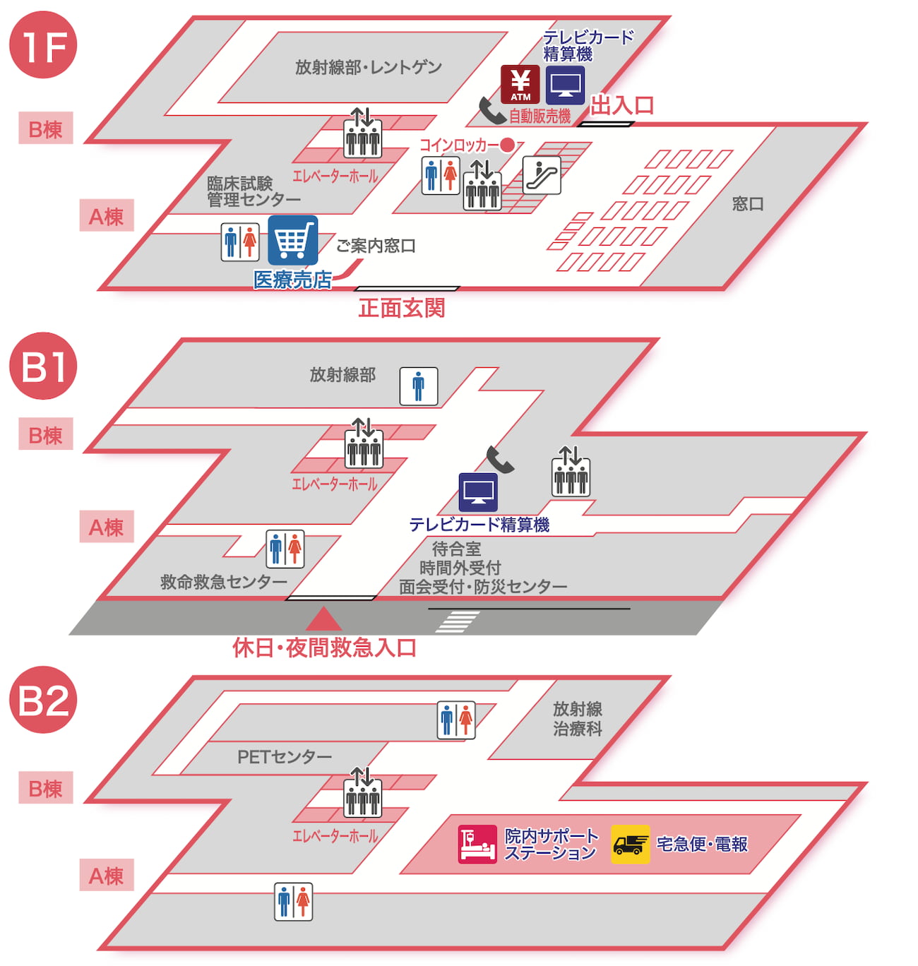 和同会の施設MAP